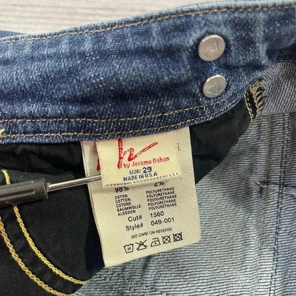 Citizens of Humanity Y2K Low Rise Flare Medium Wash Blue Jeans size 29 - Picture 6 of 16